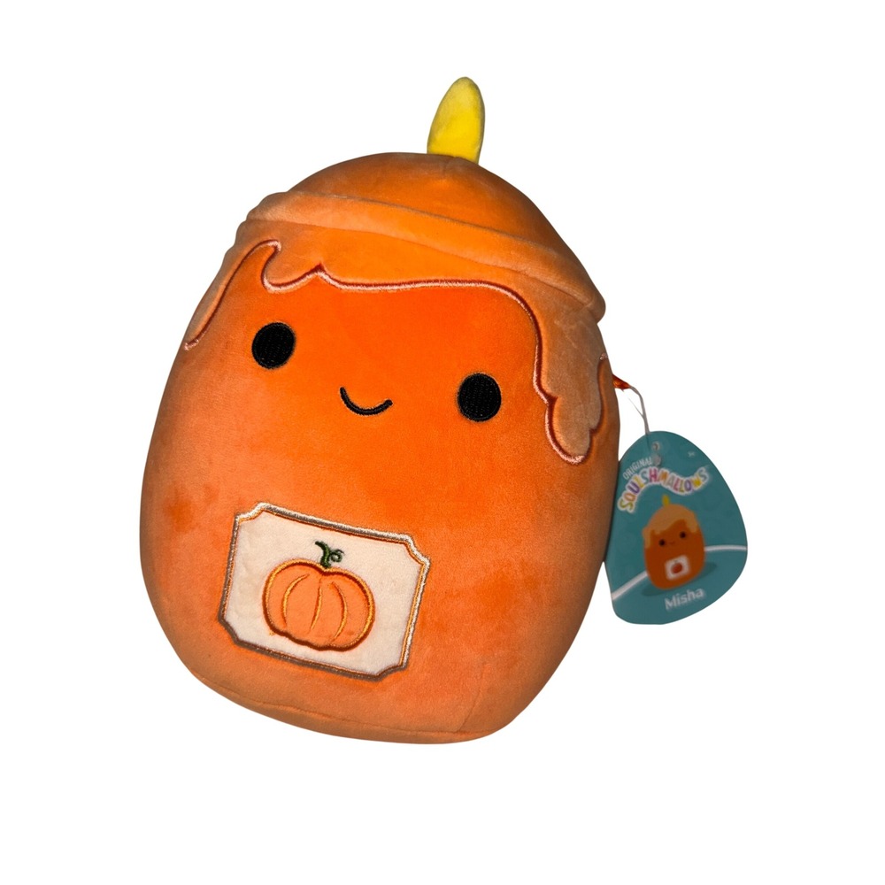 Halloween/Fall Squishmallows Misha the Pumpkin Spice Latte 8 Inch Fall Plush NWT